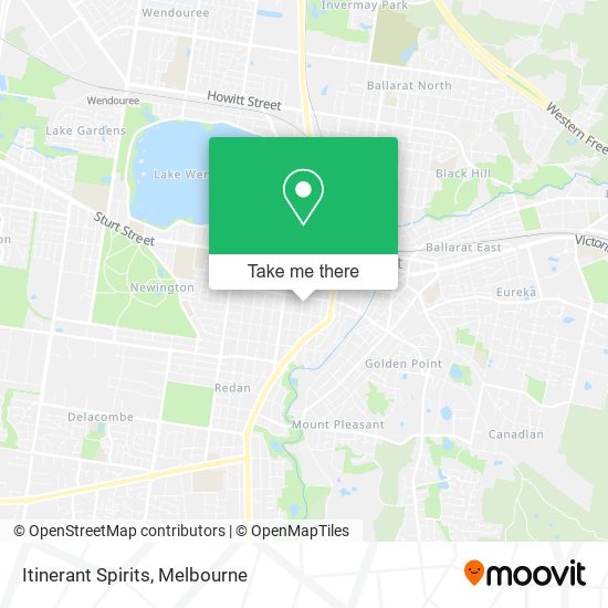 Itinerant Spirits map