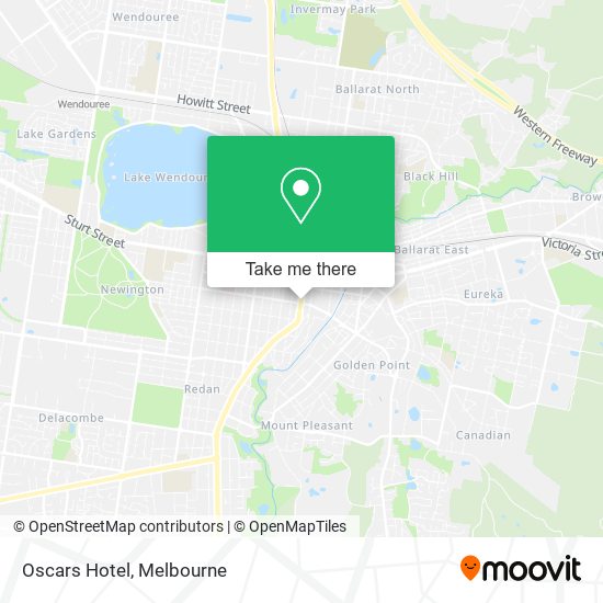 Oscars Hotel map