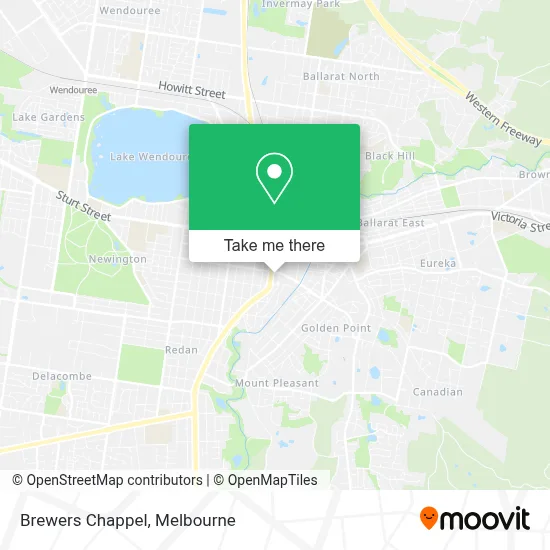 Mapa Brewers Chappel