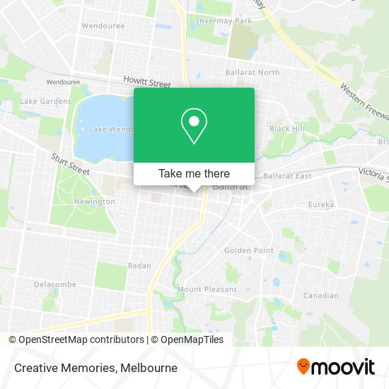 Creative Memories map