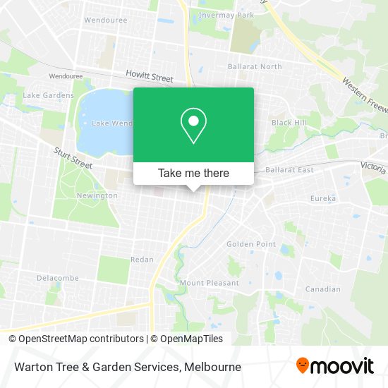 Warton Tree & Garden Services map