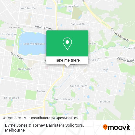 Byrne Jones & Torney Barristers Solicitors map