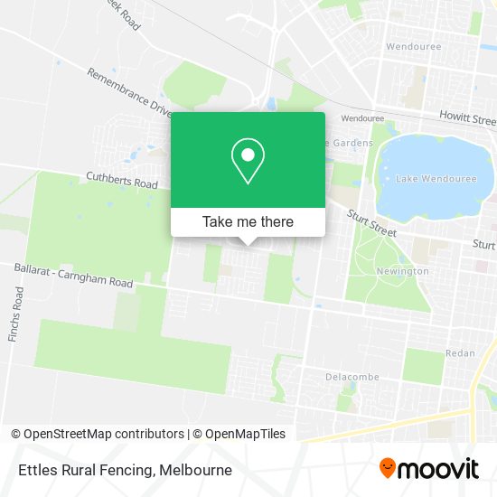 Ettles Rural Fencing map