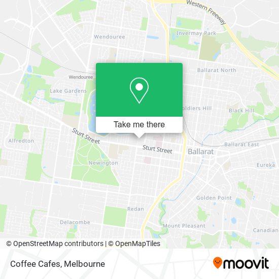 Coffee Cafes map