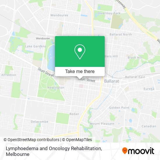 Lymphoedema and Oncology Rehabilitation map
