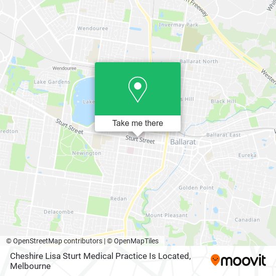 Cheshire Lisa Sturt Medical Practice Is Located map