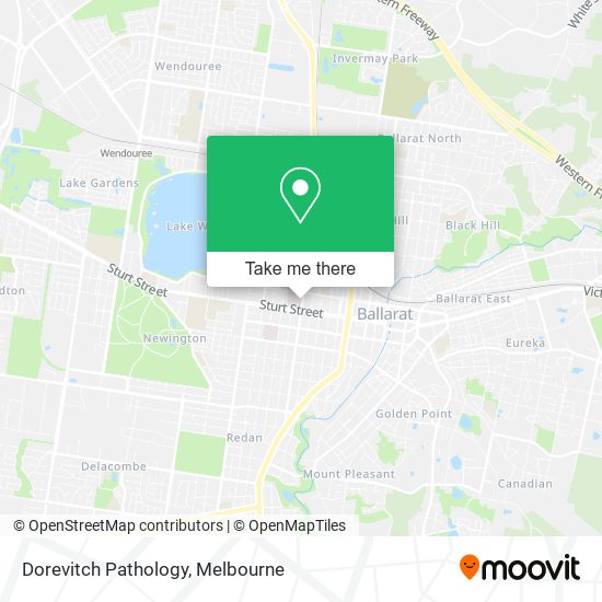 Dorevitch Pathology map