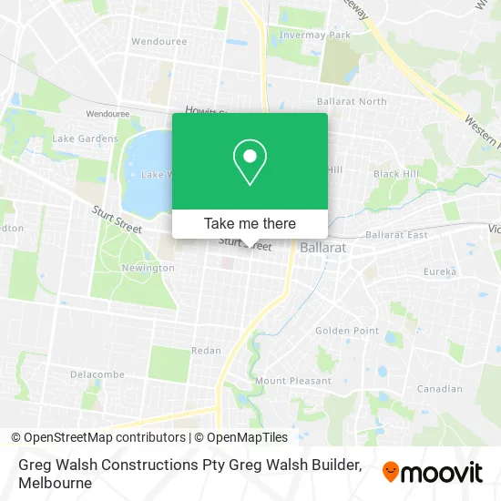 Mapa Greg Walsh Constructions Pty Greg Walsh Builder