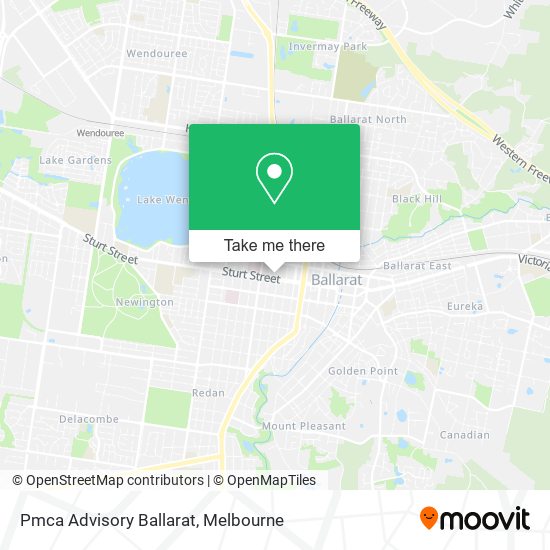 Pmca Advisory Ballarat map