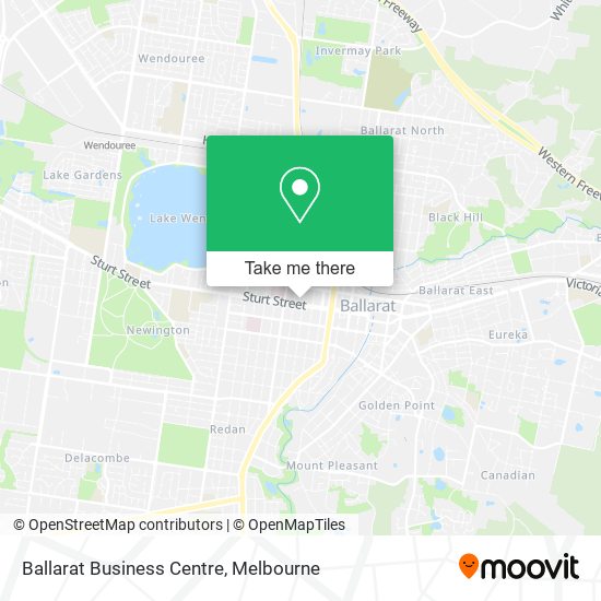 Ballarat Business Centre map