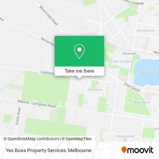 Yes Boss Property Services map