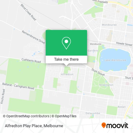 Alfredton Play Place map