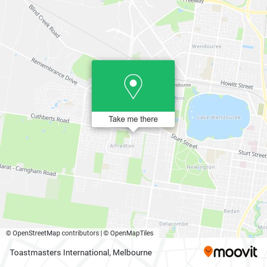 Toastmasters International map
