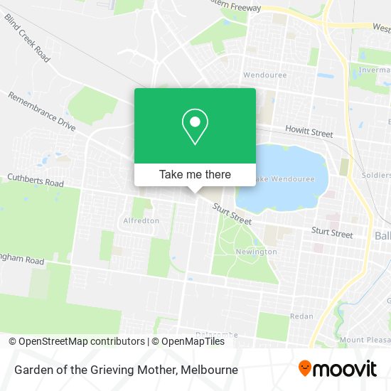 Garden of the Grieving Mother map