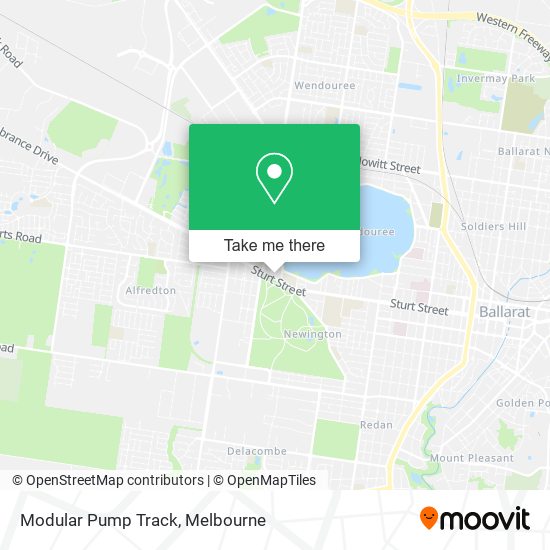 Modular Pump Track map