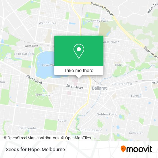 Seeds for Hope map