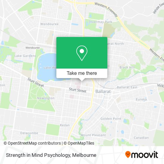 Strength in Mind Psychology map
