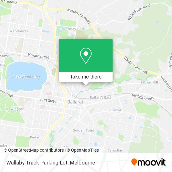 Wallaby Track Parking Lot map
