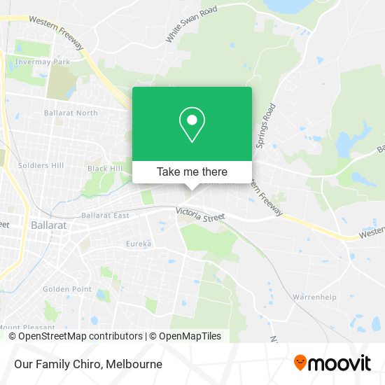 Our Family Chiro map