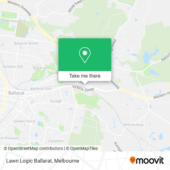 Lawn Logic Ballarat map