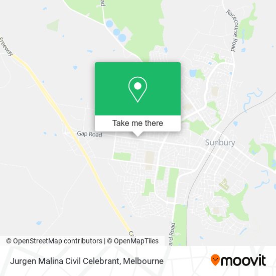 Jurgen Malina Civil Celebrant map