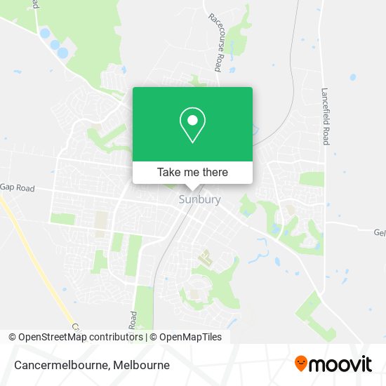 Cancermelbourne map