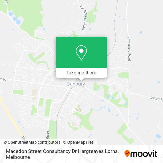 Macedon Street Consultancy Dr Hargreaves Lorna map