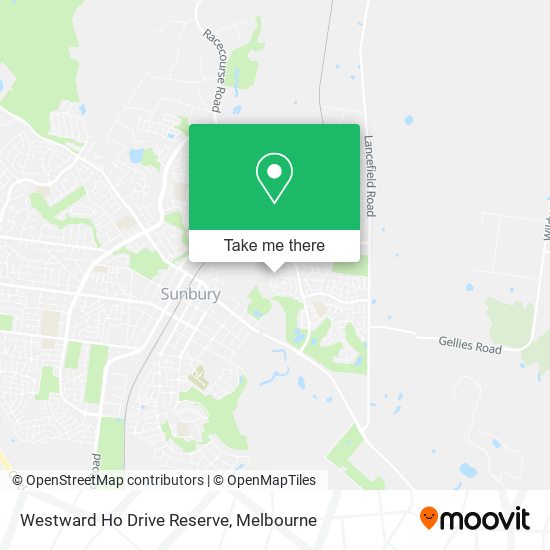 Westward Ho Drive Reserve map