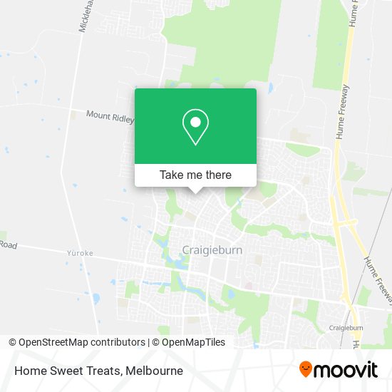 Home Sweet Treats map