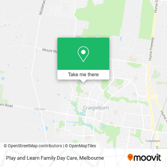 Play and Learn Family Day Care map