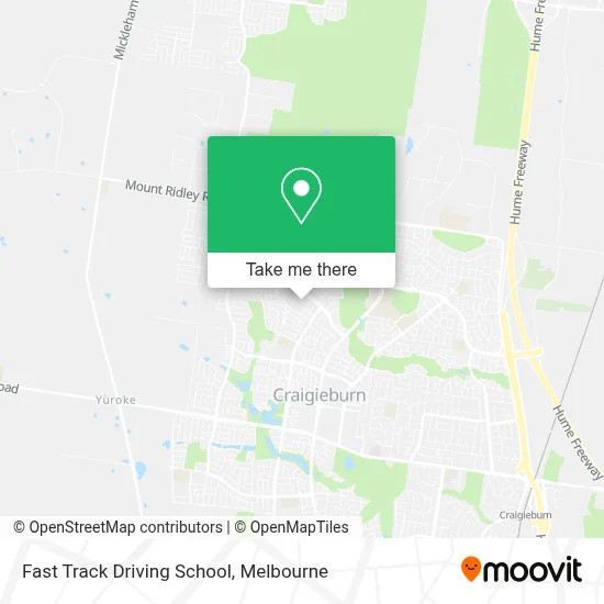 Mapa Fast Track Driving School