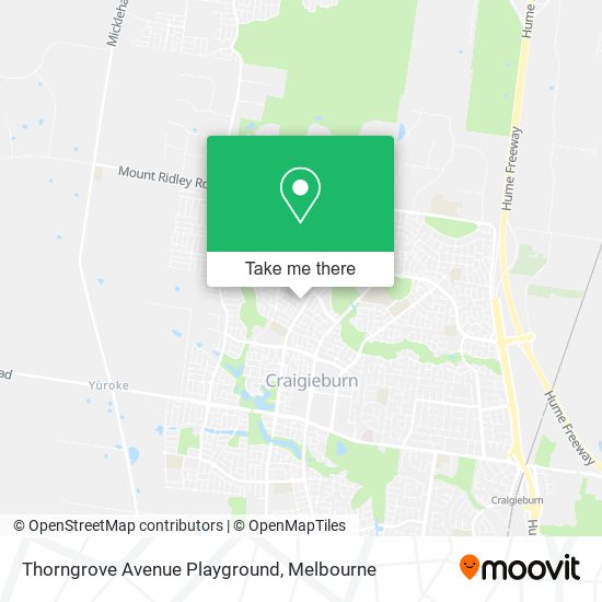 Thorngrove Avenue Playground map