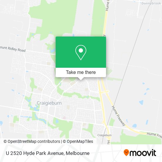 U 2520 Hyde Park Avenue map