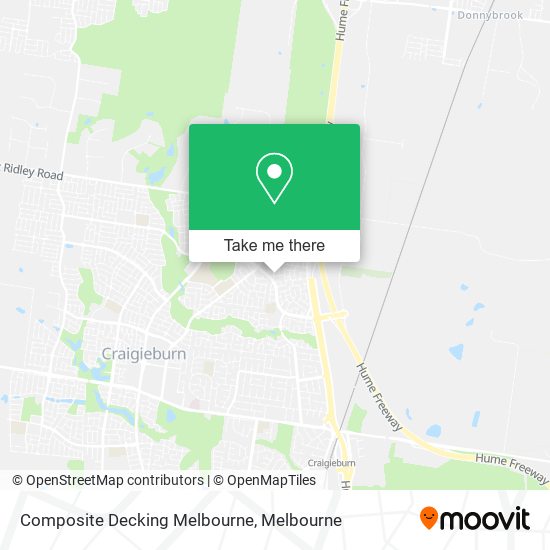 Composite Decking Melbourne map