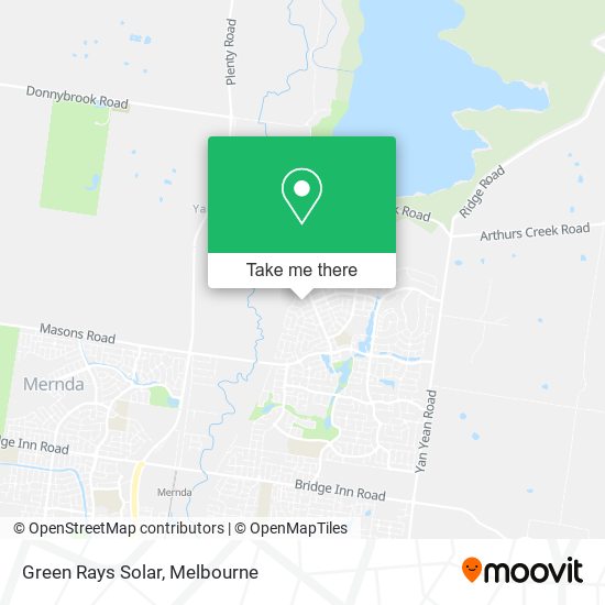 Green Rays Solar map