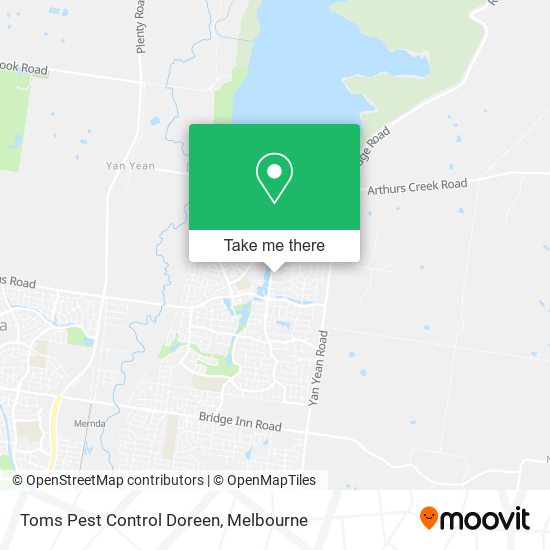 Toms Pest Control Doreen map
