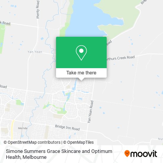 Simone Summers Grace Skincare and Optimum Health map