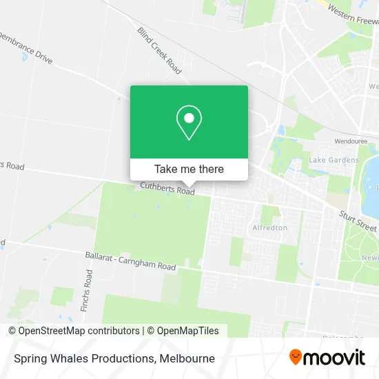 Mapa Spring Whales Productions