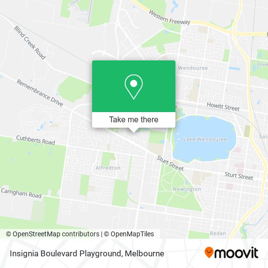 Insignia Boulevard Playground map