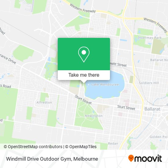 Mapa Windmill Drive Outdoor Gym