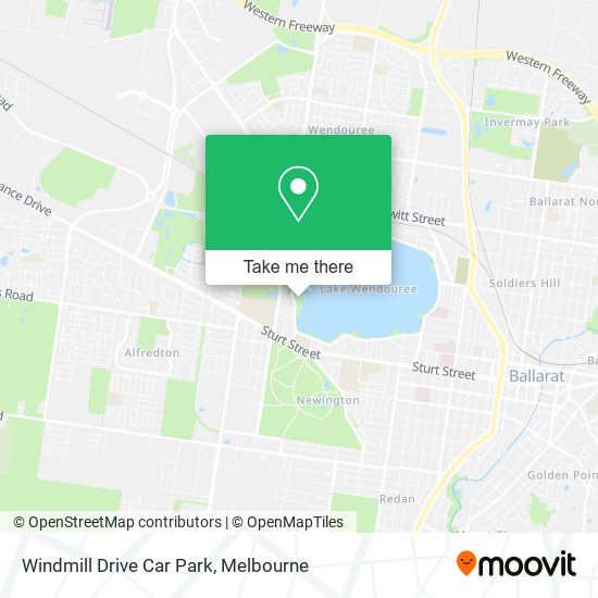 Windmill Drive Car Park map