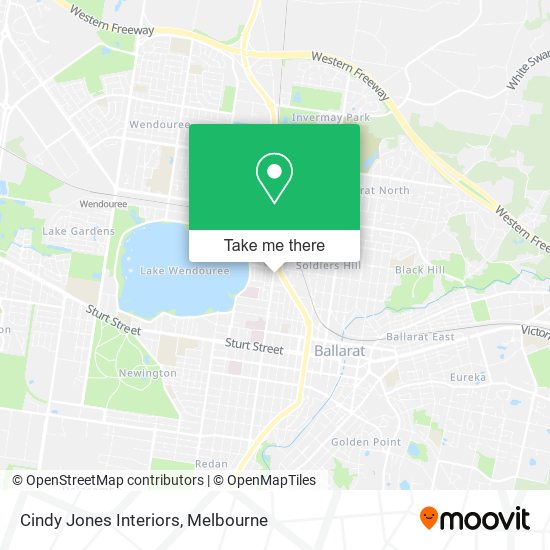 Cindy Jones Interiors map