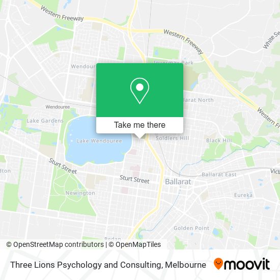 Three Lions Psychology and Consulting map