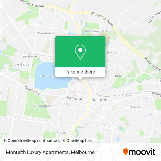 Monteith Luxury Apartments map