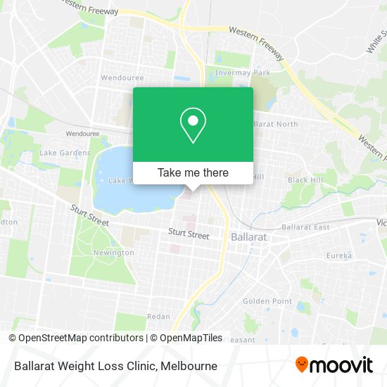Ballarat Weight Loss Clinic map