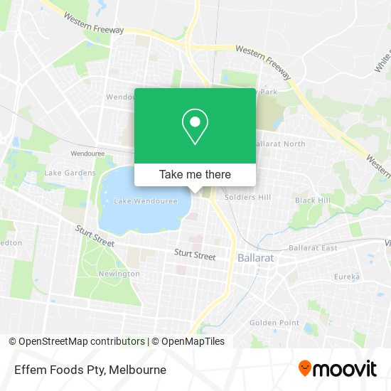 Effem Foods Pty map
