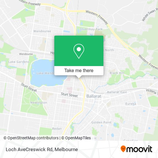 Loch AveCreswick Rd map