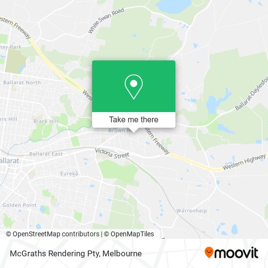 McGraths Rendering Pty map