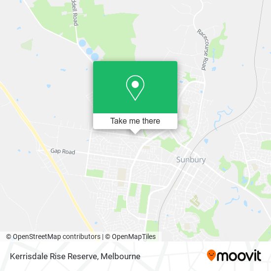 Kerrisdale Rise Reserve map