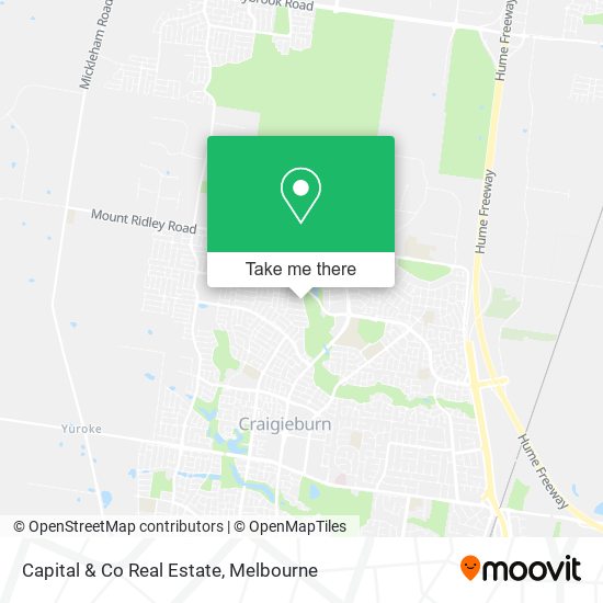 Capital & Co Real Estate map